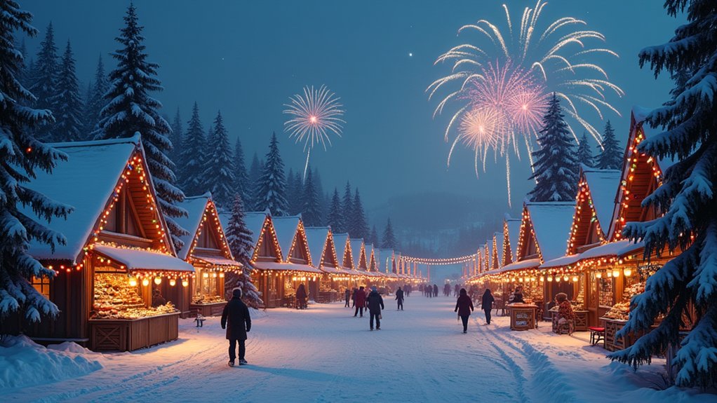 joyful celebrations in winter