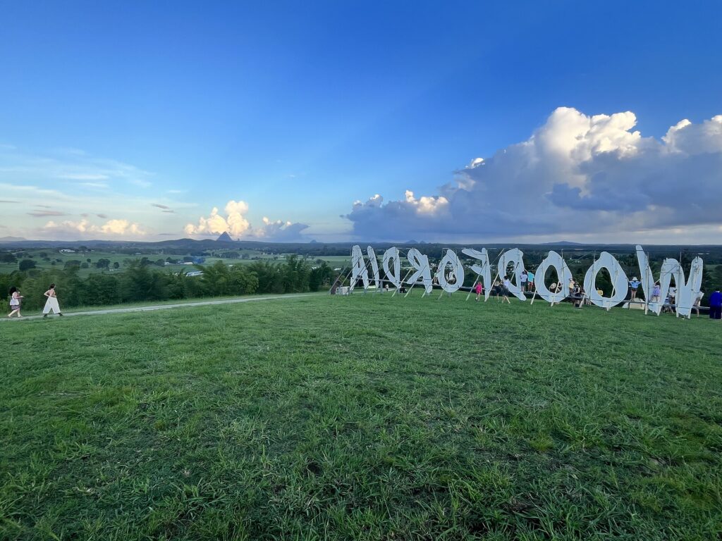 Festival site at Woodford Folk Festival